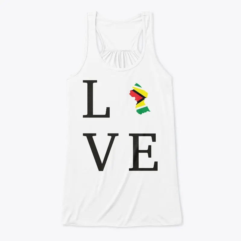 Guyana Love Black and color